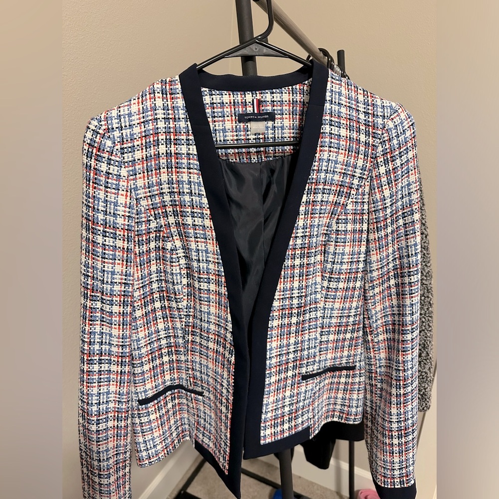 Tommy Hilfiger Textured Lined Blazer